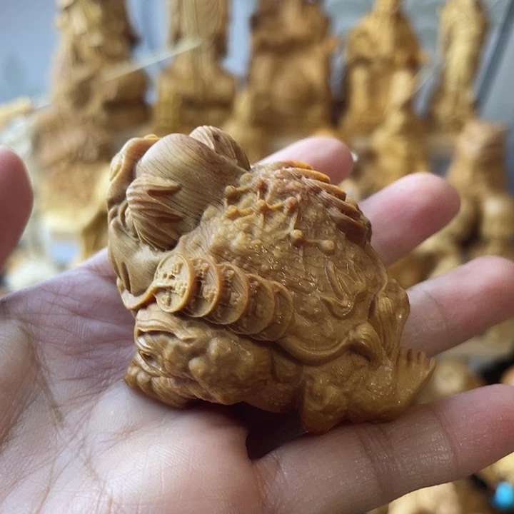 柏木（崖柏）三足金蟾崖柏