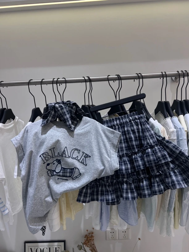 女童套装2025夏新款