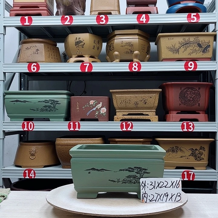 紫砂花盆紫砂花盆