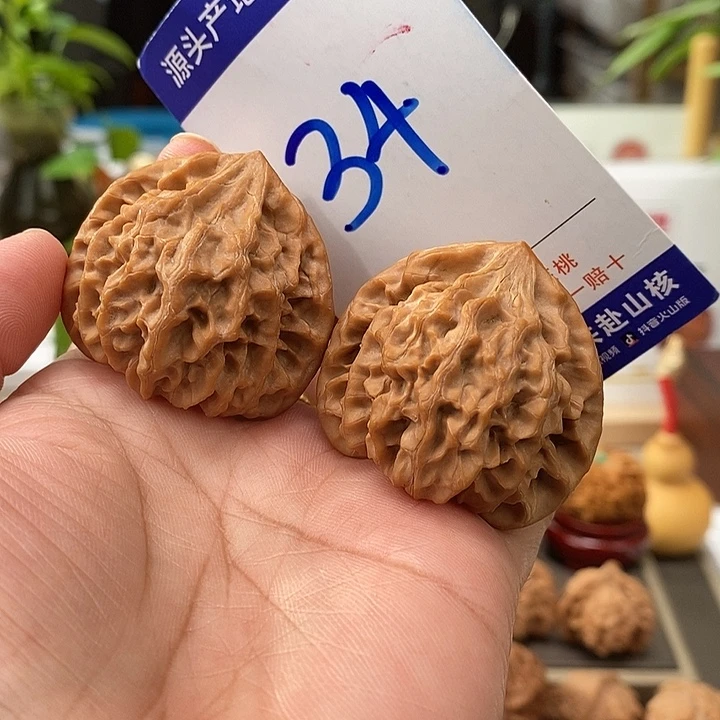 文玩核桃把件40头货龙门涧34号