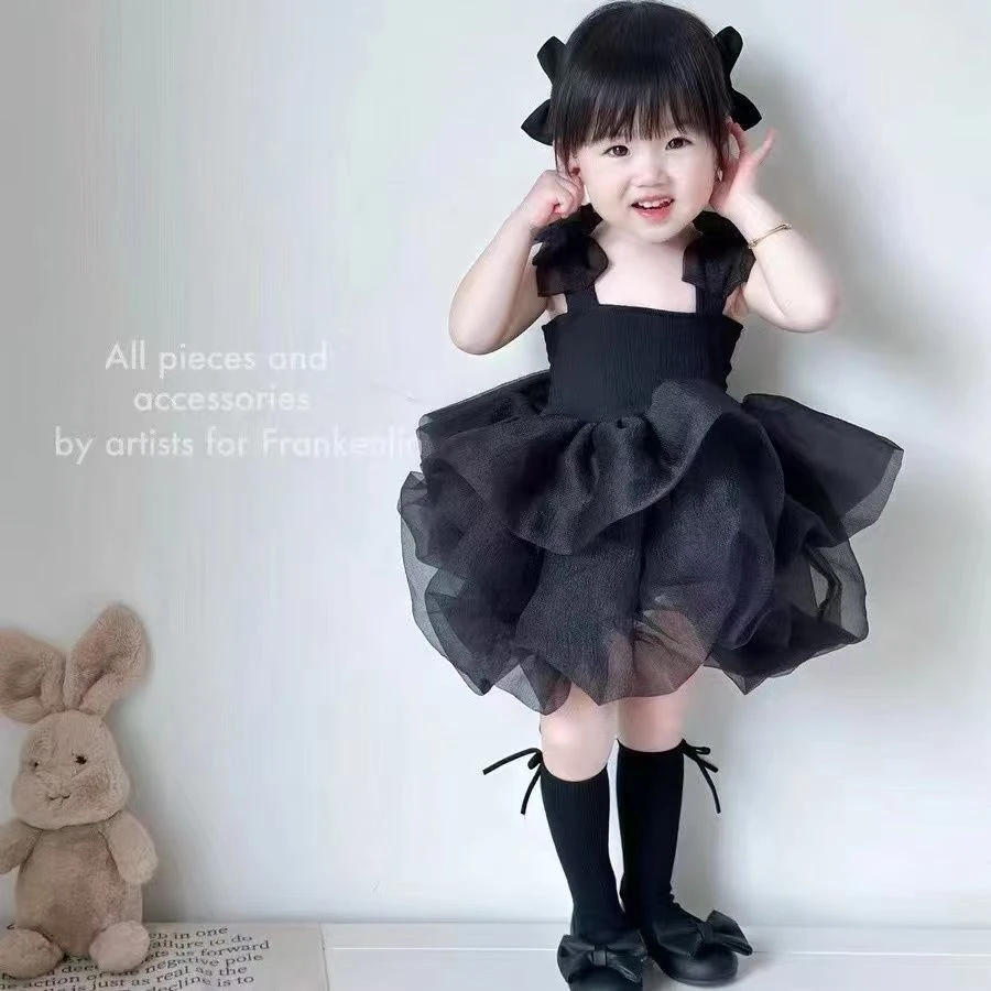 小姨家扣号默认瑕疵No退No换—女童小女孩韩版裙子