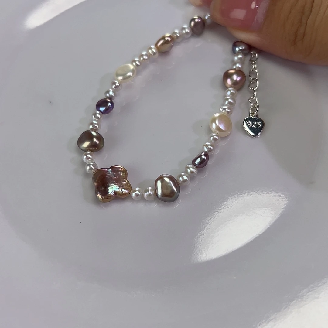 淡水珍珠手绳钛钢