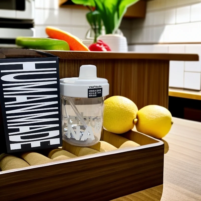 吸管杯白色500ml