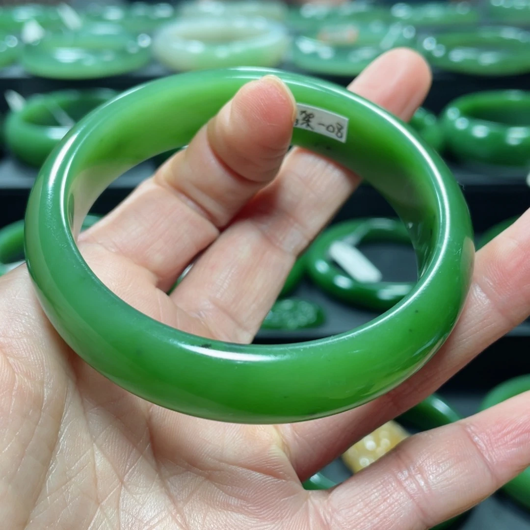 和田玉（碧玉）手镯未镶嵌北*