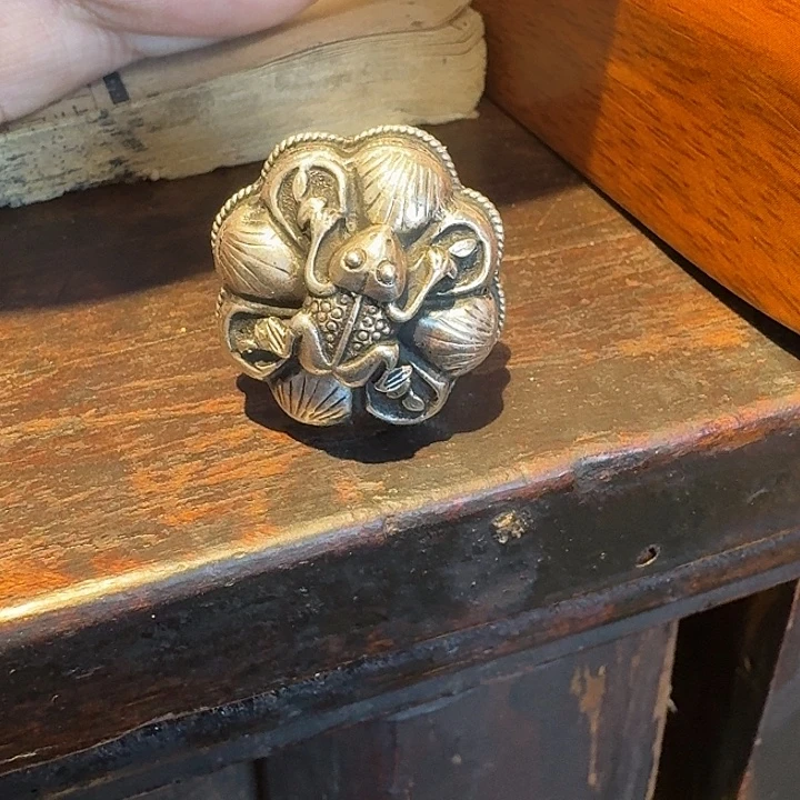 请***1足银玻璃美丽的戒指给特别的你