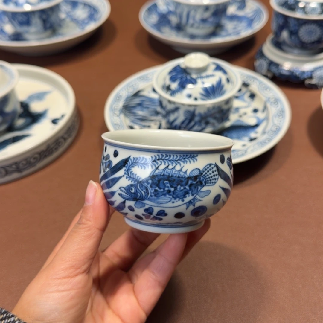 手工手绘茶具福利