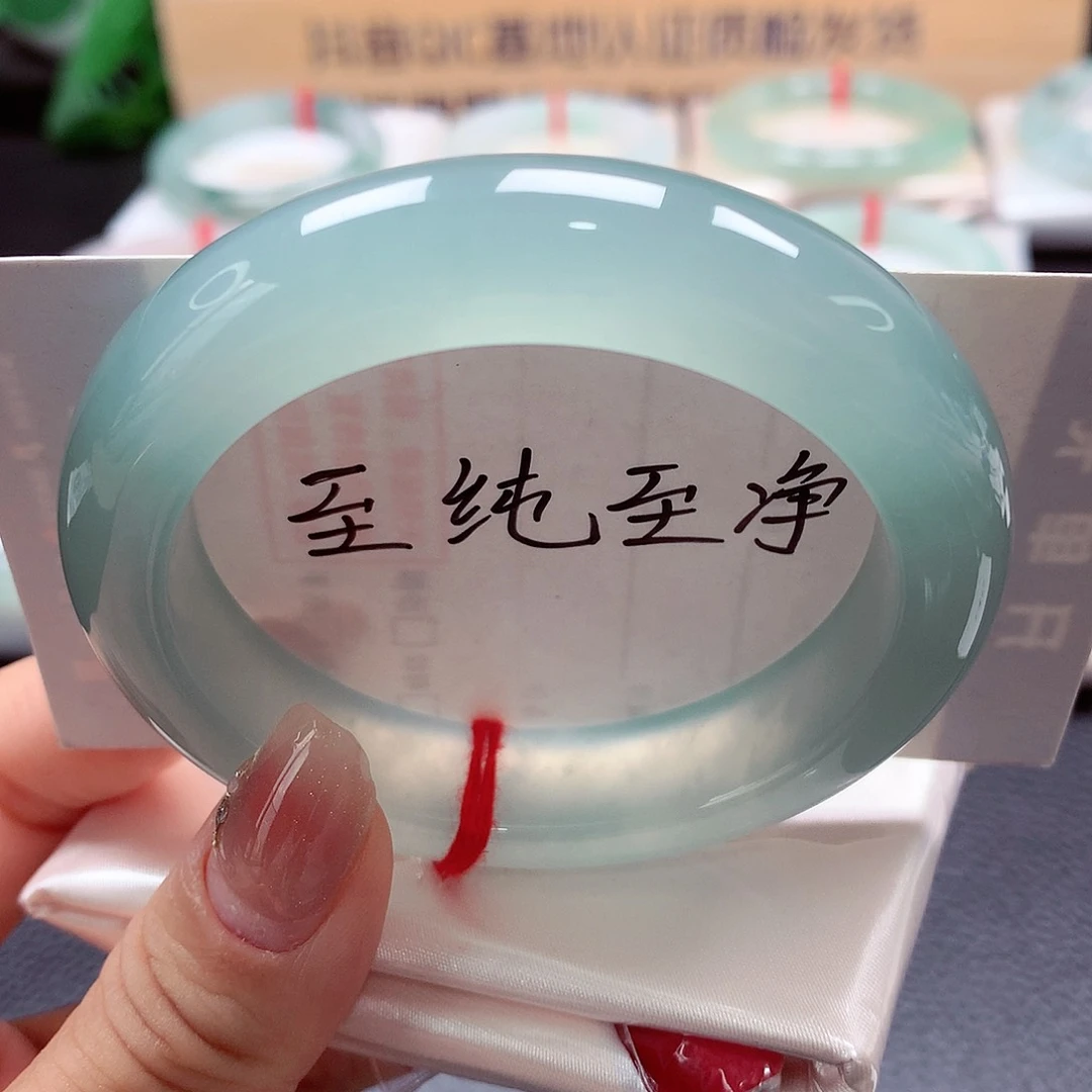 未镶嵌手镯翡翠天然a货翡翠，