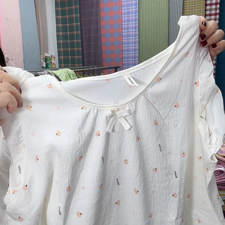 莫代尔纤维棉云朵绵小蘑菇套装