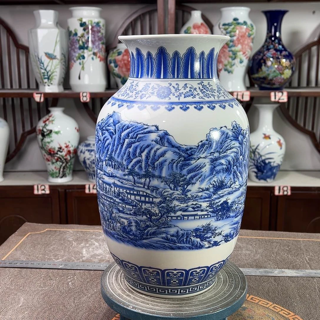 摆件陶景德镇陶瓷富春