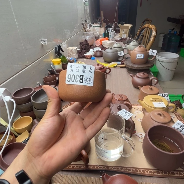 茶壶紫砂黄降坡主人杯100左右瑕疵不挑