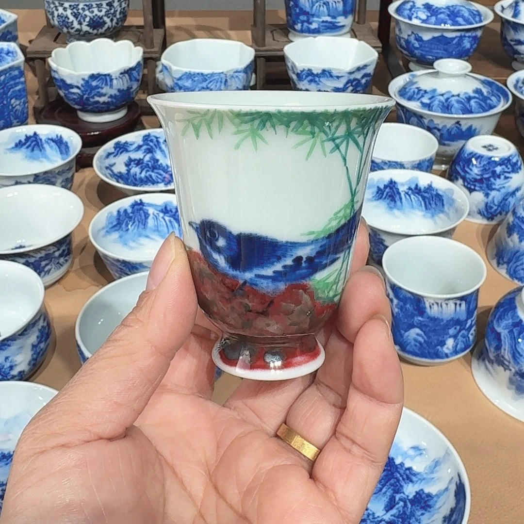 景德镇纯手绘单杯