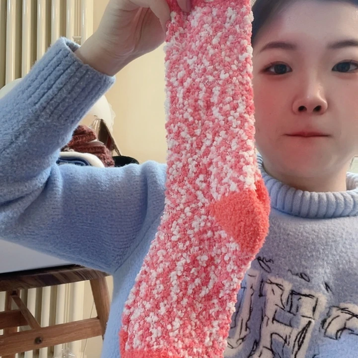 三醋酯纤维Gg粉色袜子538