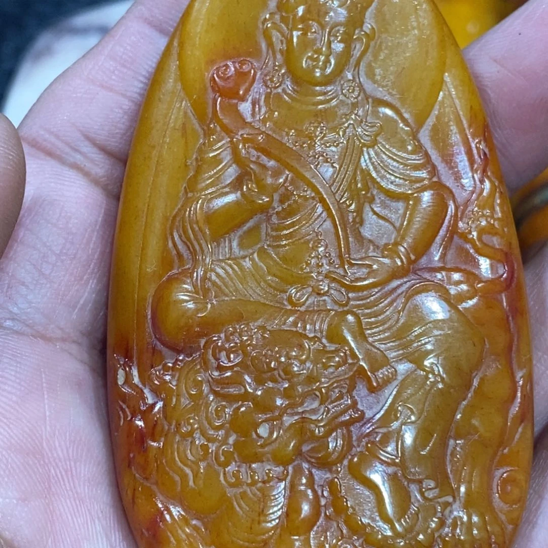 滴血莲花菩提吊坠