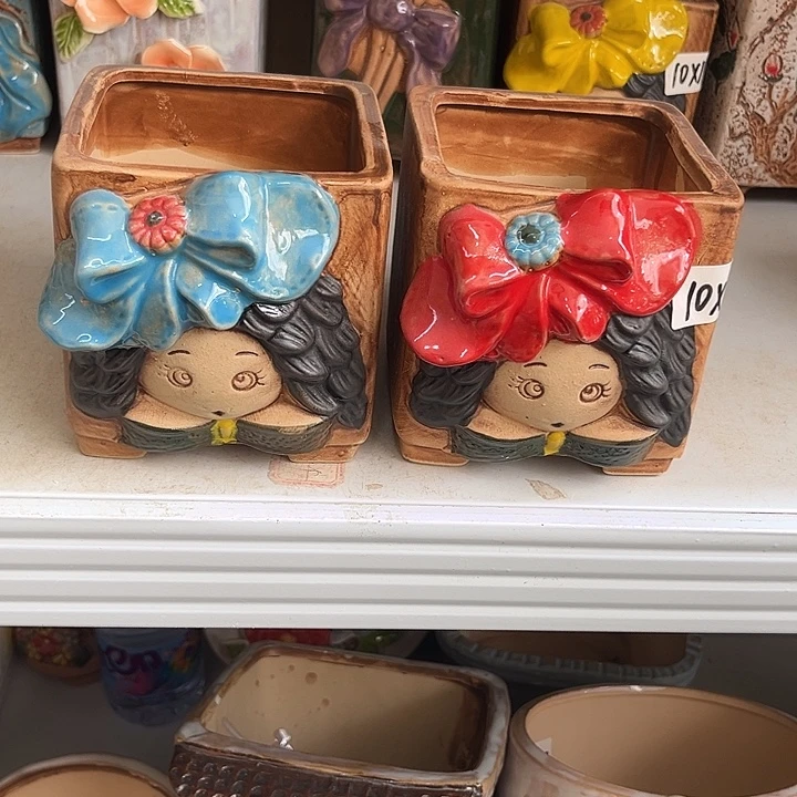 粗陶材质多肉花盆