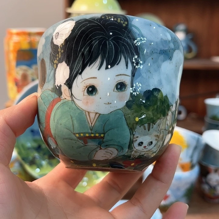 陶景德镇釉下手绘陶瓷