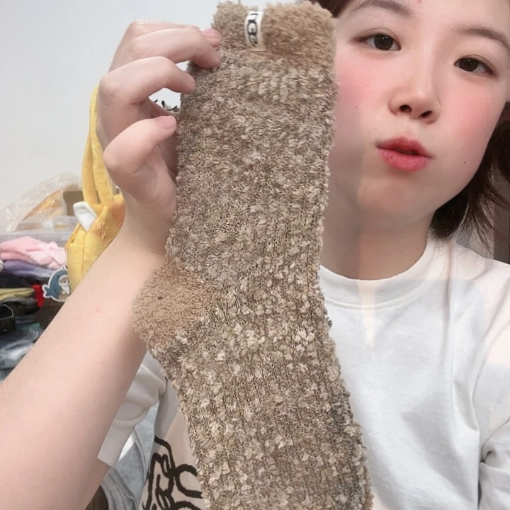 三醋酯纤维Gg 深棕色中筒毛茸茸