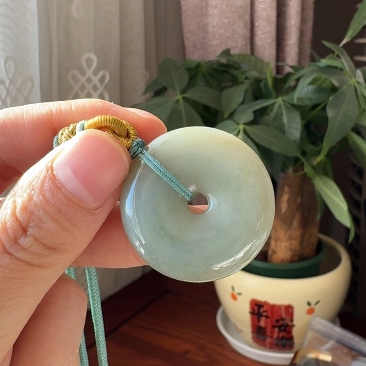 翡翠未镶嵌颈饰平安扣33➕尺寸