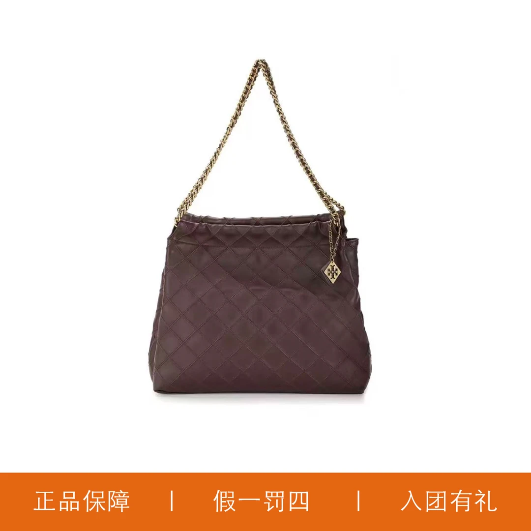 95新 TORY BURCH/汤丽柏琦 TB垃圾袋包/HMA37/36X30X7