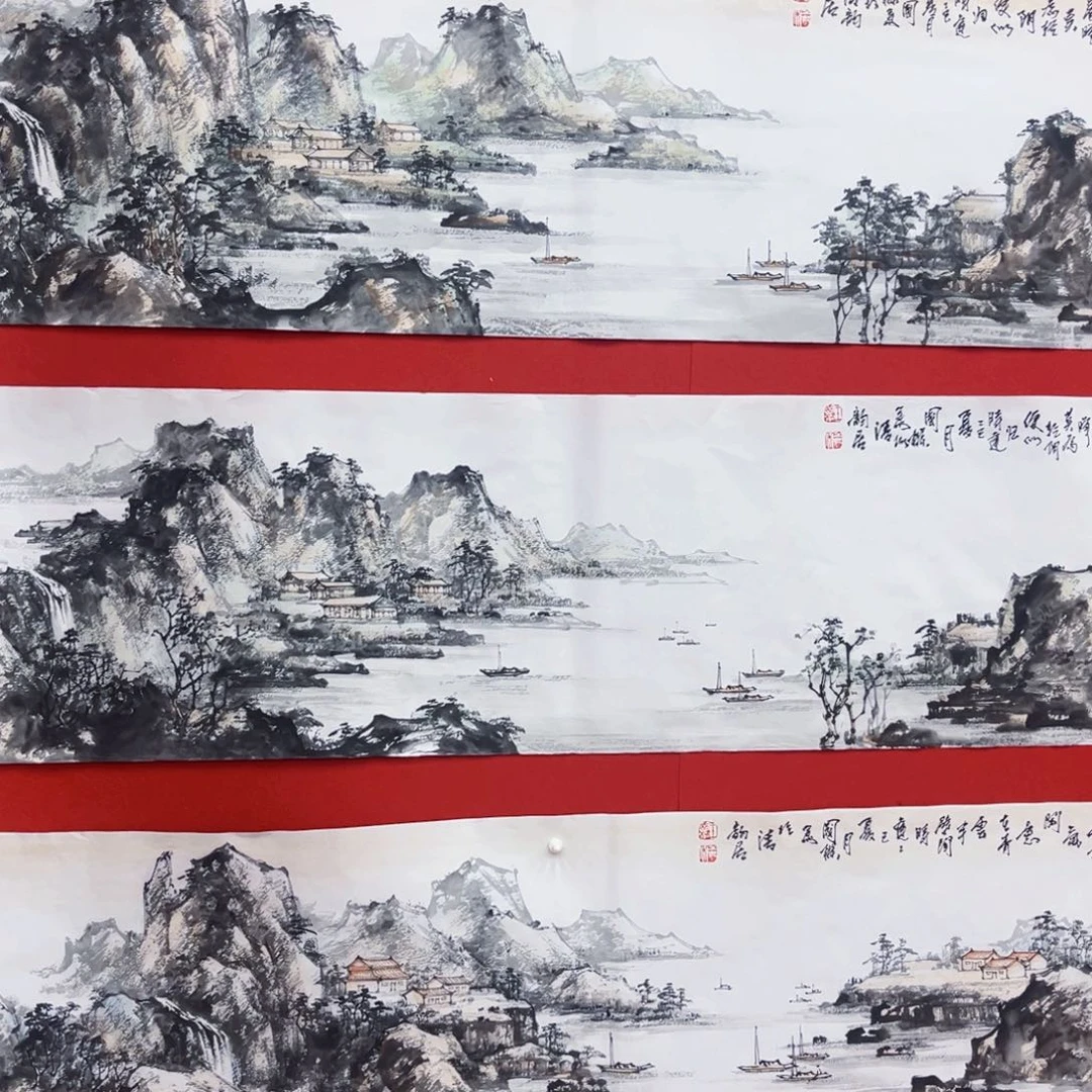 云***心国画绘画作品多次参加全国