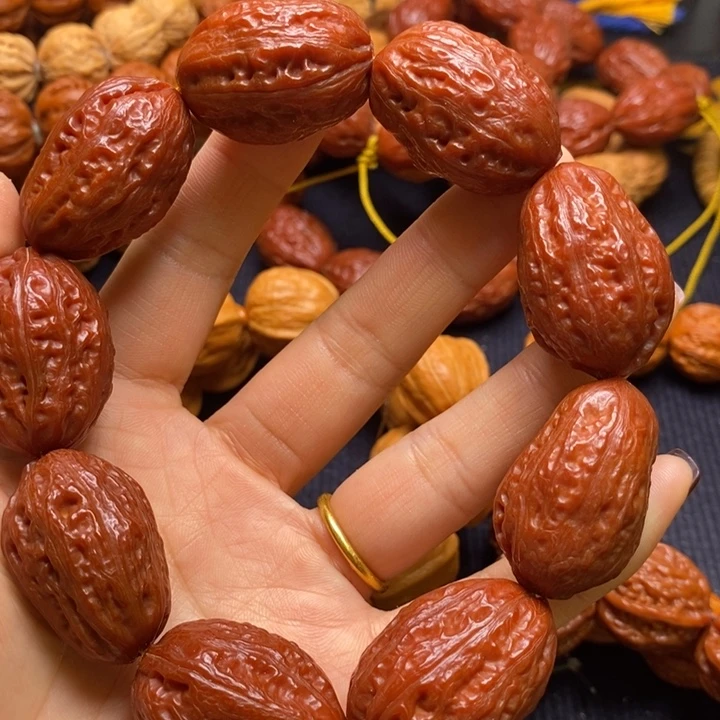 【闪购商品】吊坠文玩核桃车****装无边大枣手串