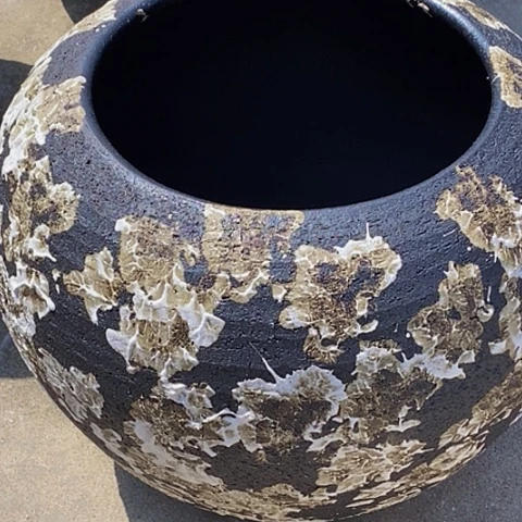 紫砂花盆内26高度32复古