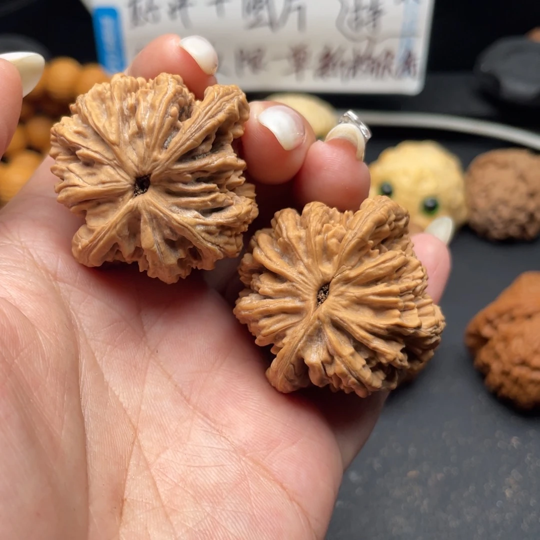 小***馆文玩核桃把件虎头