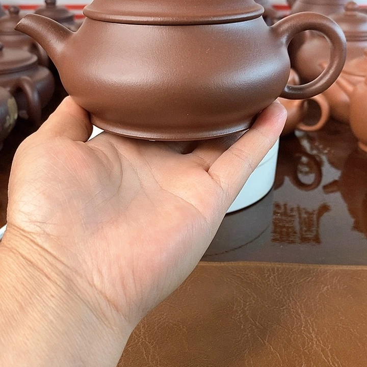 想***？茶壶紫砂老紫泥明炉220cc