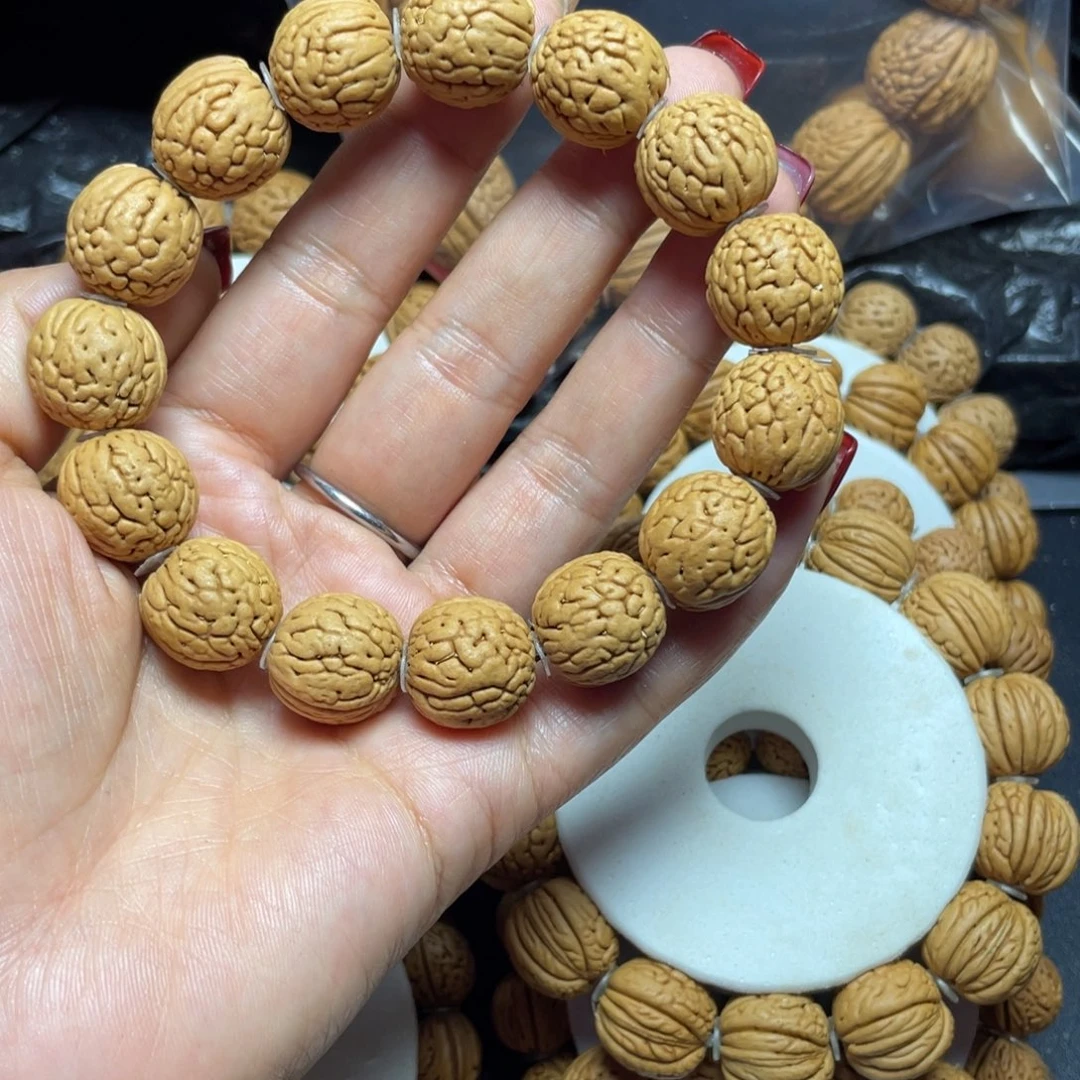 年***狂桃核吊坠桃核手串17+铁扇