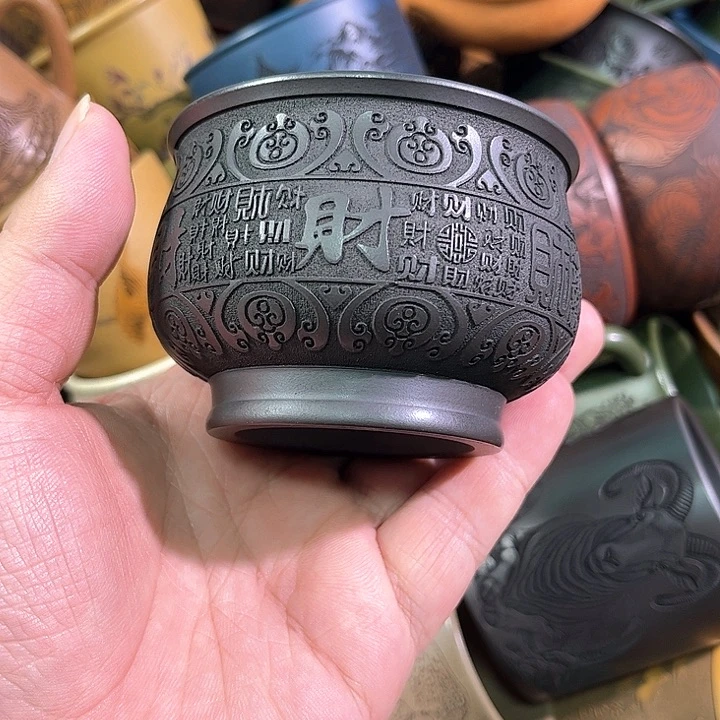 茶杯紫砂全手工紫砂主人杯