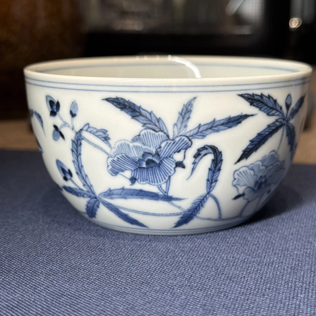 小楼听雨柴窑山茶花主人杯