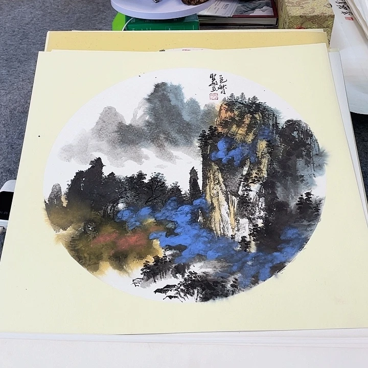 国画张圣敏先生纯手绘作品