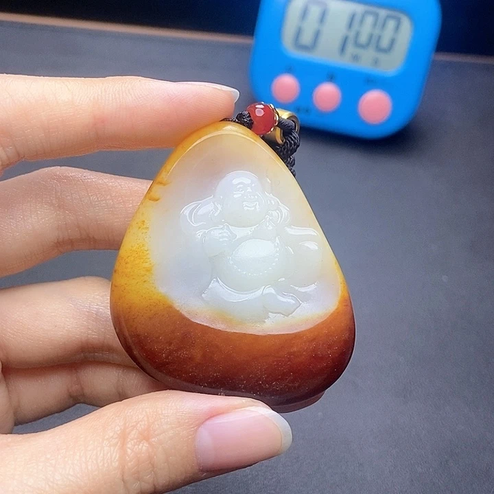 和田玉挂件未镶嵌易*N