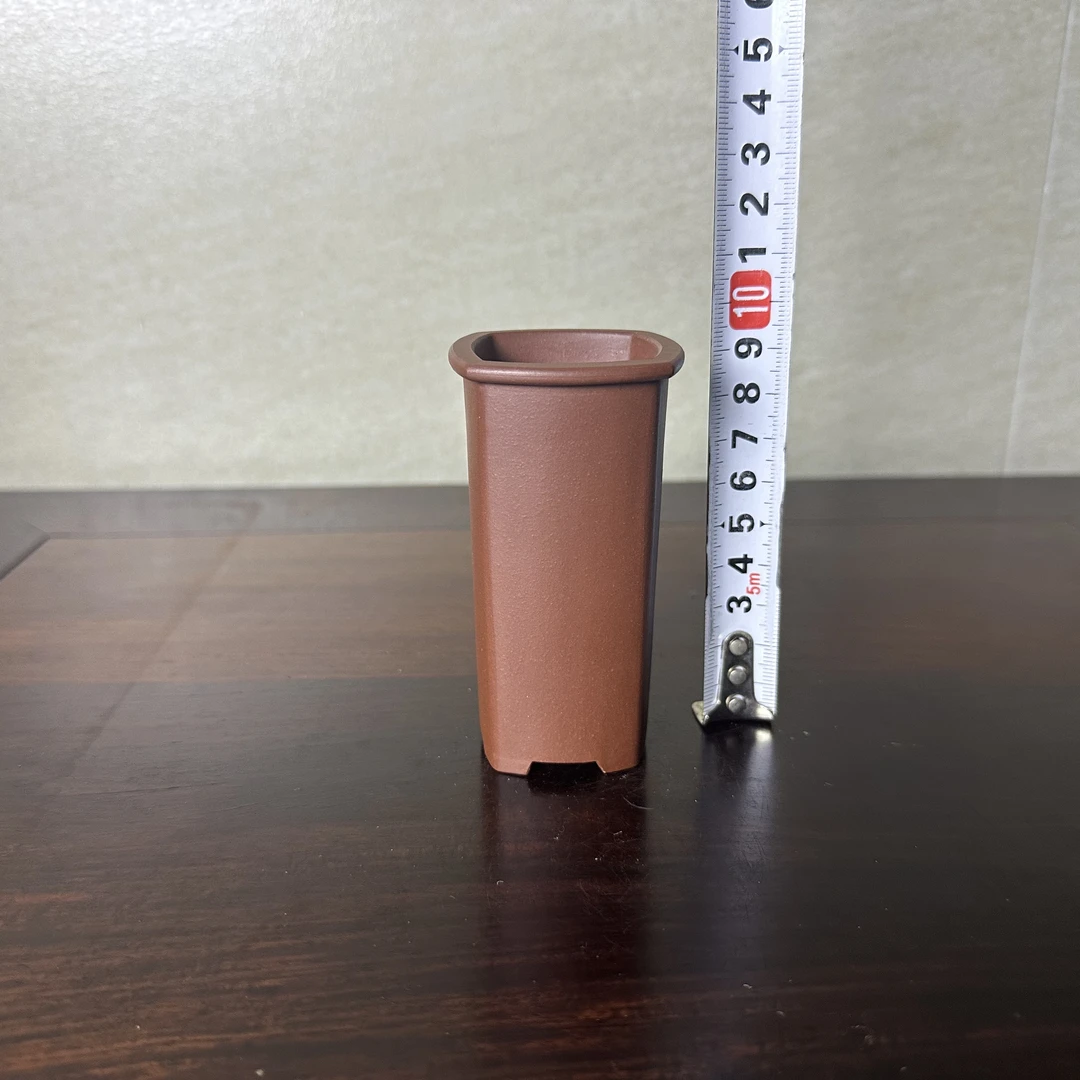 迷你小花盆，宜兴黄龙山原矿紫泥（全手工制作）