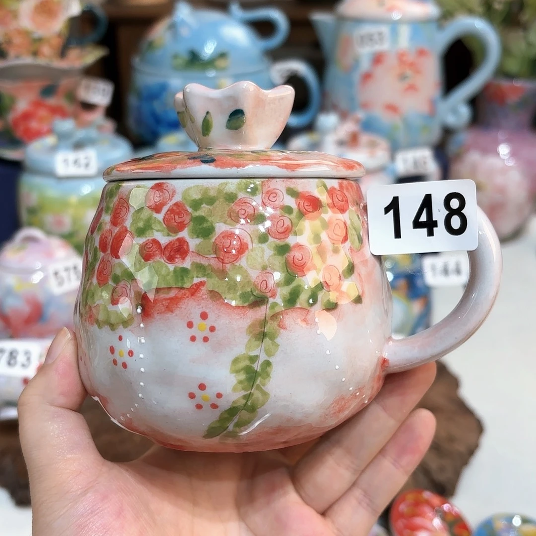 景德镇手绘高温釉下彩陶瓷茶具