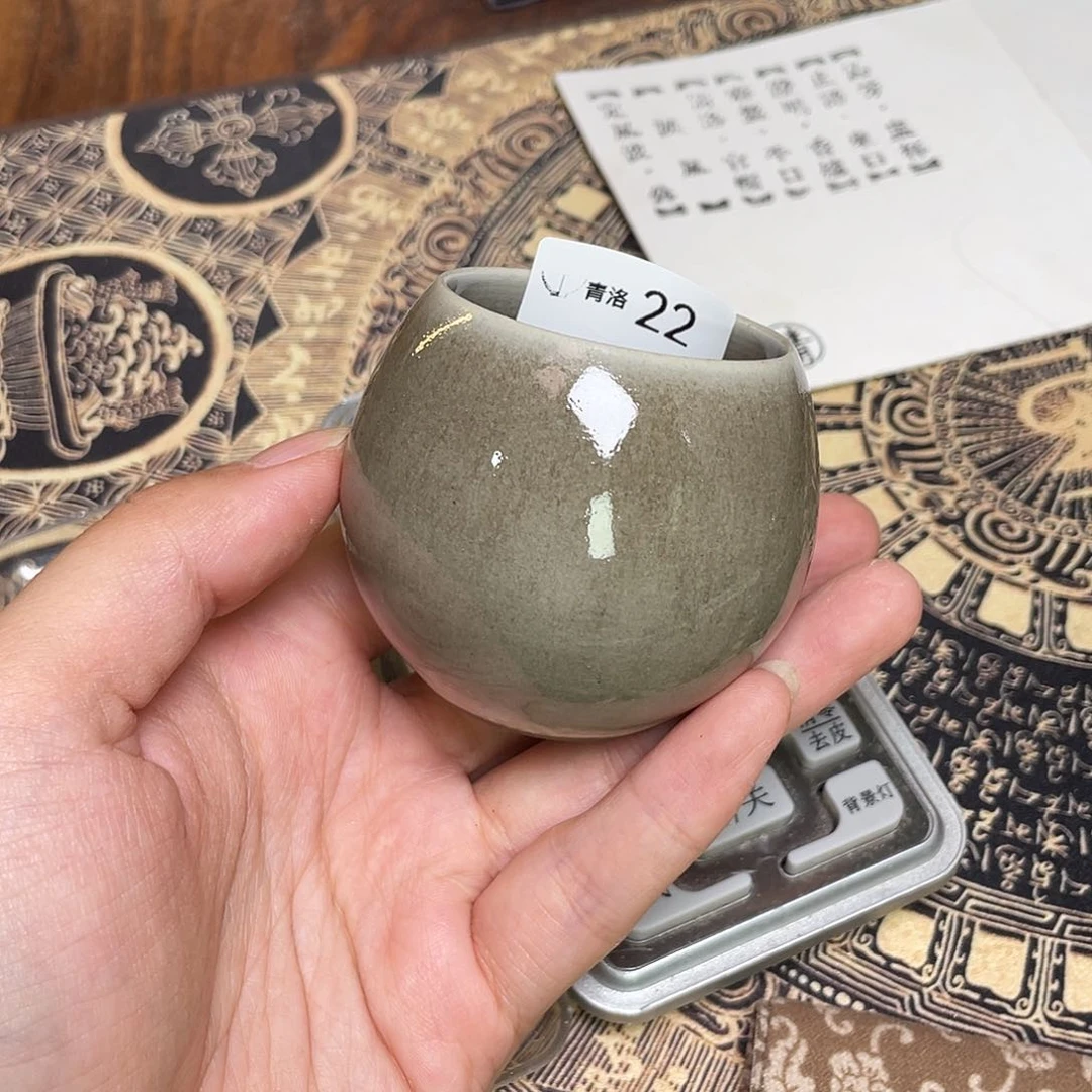 茶盏22 福临号建盏柴烧薄胎微瑕