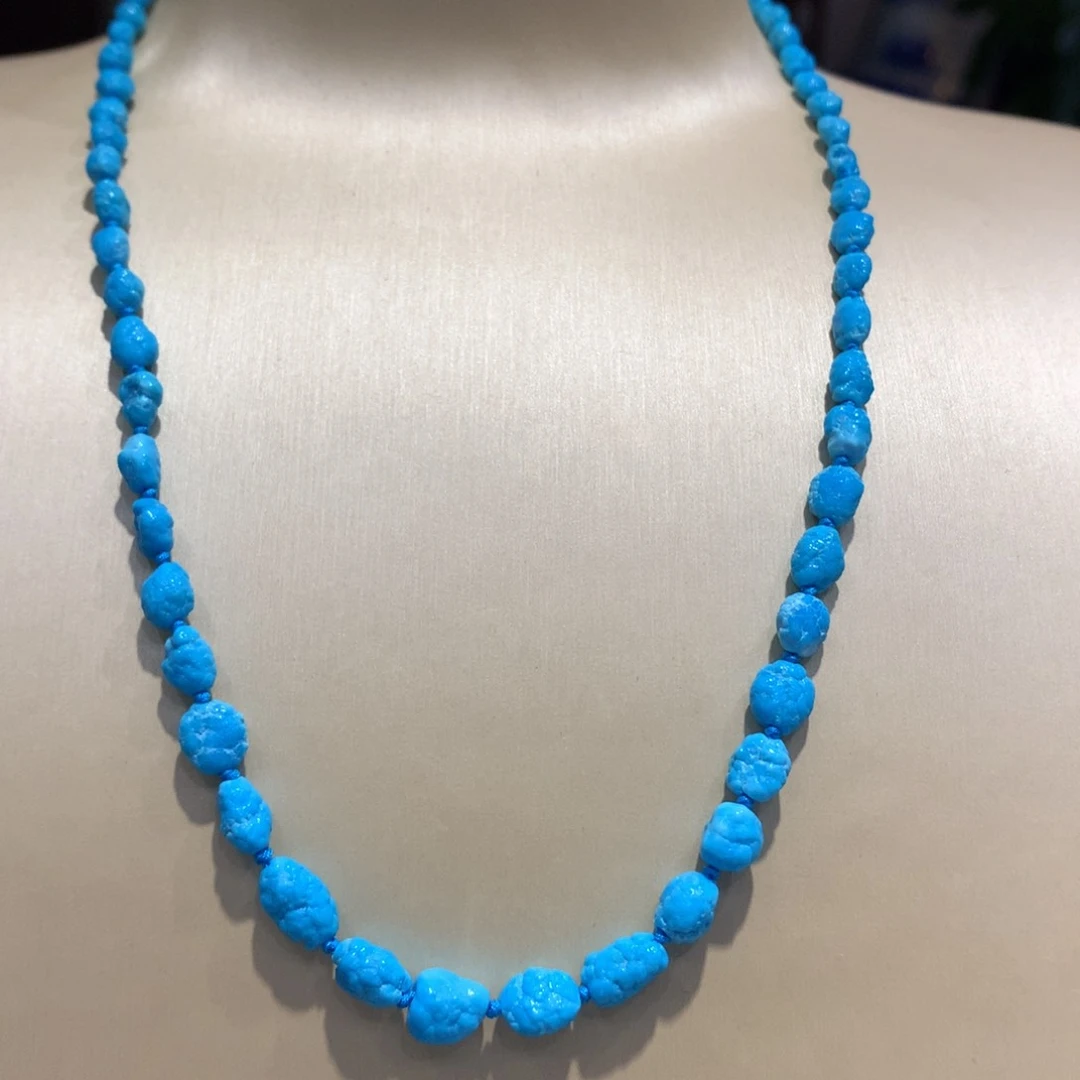 未镶嵌绿松石锁骨项链