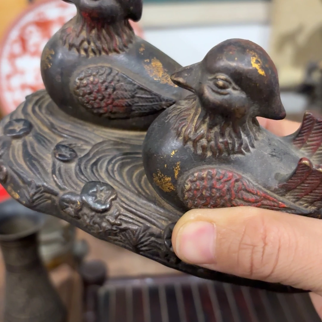 竹***韵包浆厚重皮壳温润工艺品