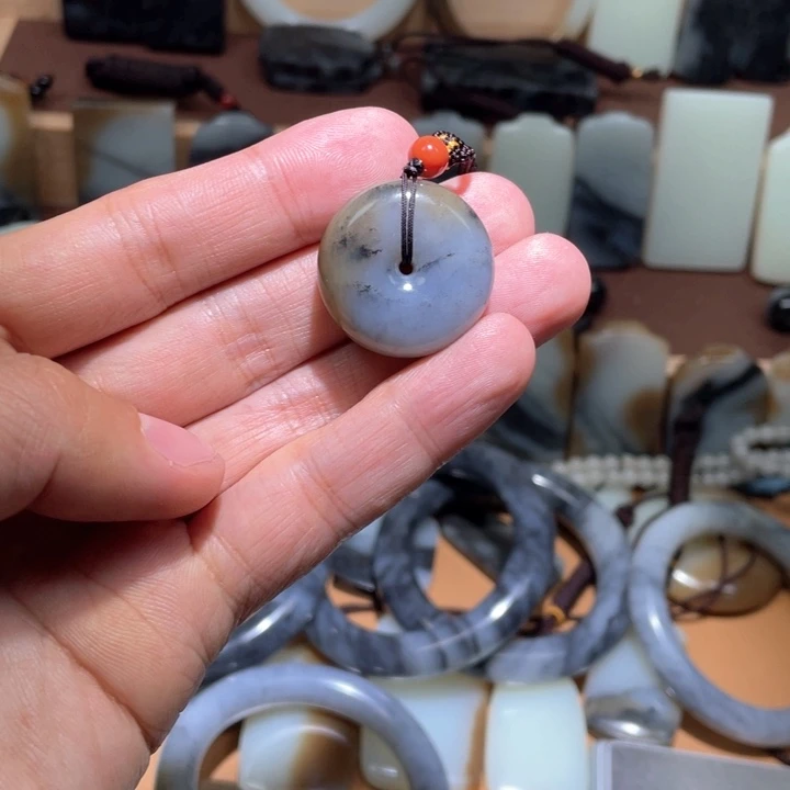 和田玉平安扣未镶嵌