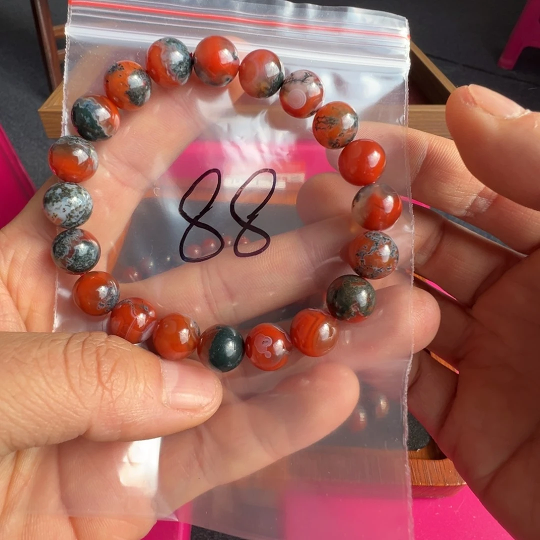 南红玛瑙未镶嵌珠串88