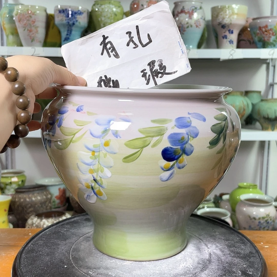 景德镇陶瓷花盆花器暇256