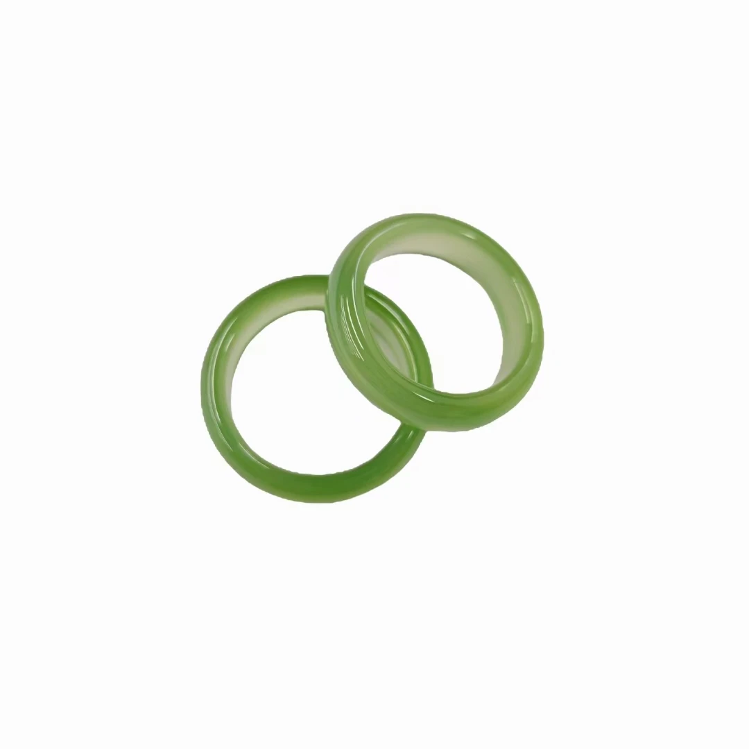 翠青冰魄戒指赠礼盒(多样性发一个) C30-03