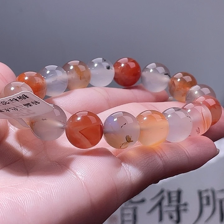 南红玛瑙合金手链52854