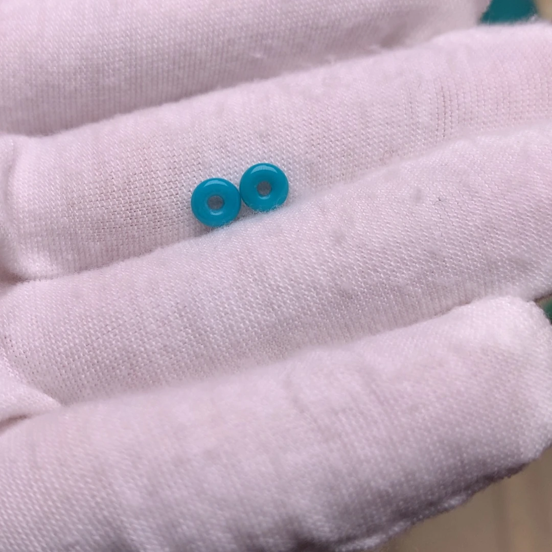 绿松石未镶嵌绿松石面包圈5.2