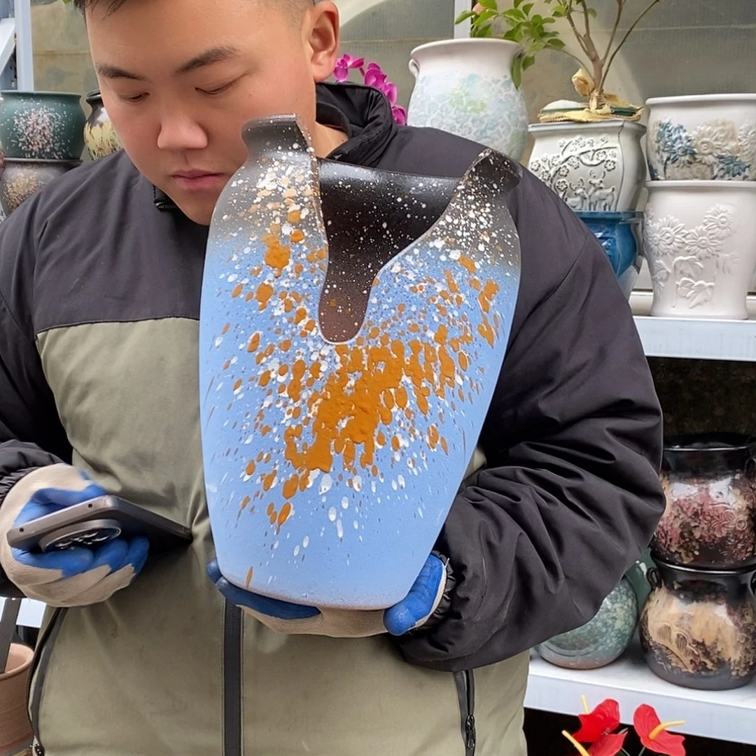 花盆紫砂口20高32福利