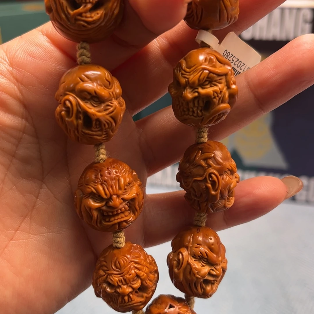 手串/手链橄榄核纯手工双面恶僧2.1