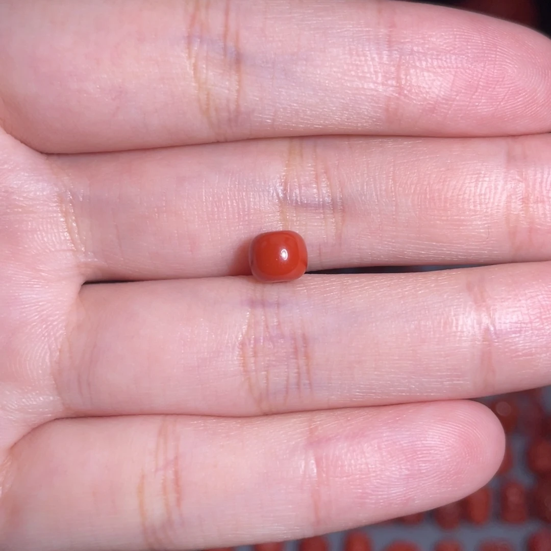 南红玛瑙未镶嵌瓦西老型6mm+