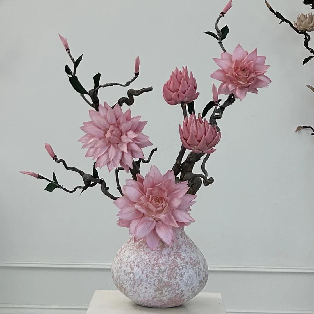 永生洋蓟，永生花一整套高70，宽55