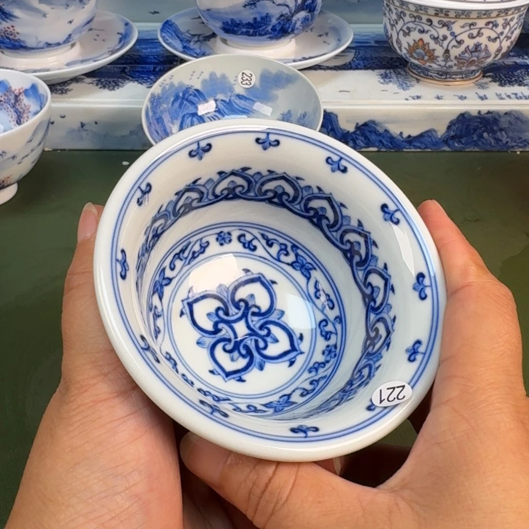 景德镇纯手绘茶具圆圆221