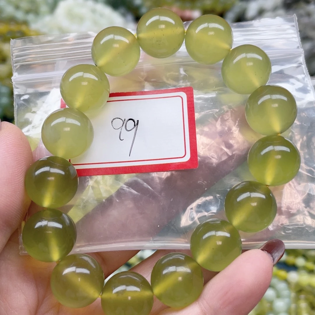 未镶嵌蛇纹石玉手串