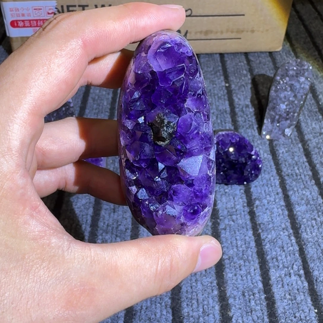 大型摆件（非配饰）银S925镶嵌紫晶